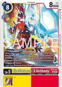 RizeGreymon (X Antibody) (Reprint) (BT9-041 R) [Advanced Booster Digimon Generation]