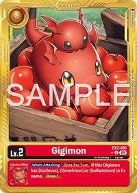 Gigimon (Gold Border) (EX2-001 U) [Advanced Booster Digimon Generation]