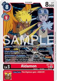 Aldamon (AD1-002 SR) [Advanced Booster Digimon Generation]
