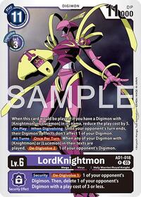 LordKnightmon - AD1-018 (AD1-018 R) [Advanced Booster Digimon Generation]