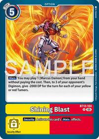 Shining Blast (Reprint) (BT12-104 R) [Advanced Booster Digimon Generation]