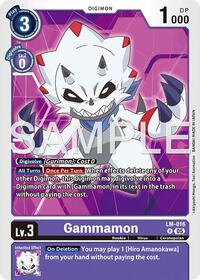 Gammamon - LM-016 (Reprint) (LM-016 R) [Advanced Booster Digimon Generation]