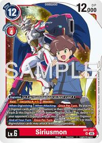 Siriusmon (AD1-007 SR) [Advanced Booster Digimon Generation]