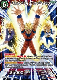 SS Son Goku, SS Vegeta, & SS Trunks, Golden Warriors (BT30-006) [Three Glorious Fighters]