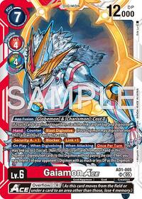 Gaiamon ACE (AD1-005 SR) [Advanced Booster Digimon Generation]