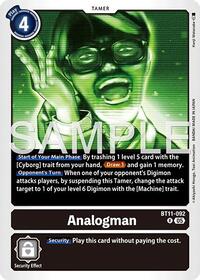 Analogman (Reprint) (BT11-092 R) [Advanced Booster Digimon Generation]