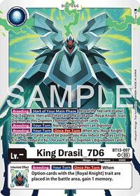 King Drasil_7D6 (Reprint) (BT13-007 SR) [Advanced Booster Digimon Generation]