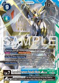 Imperialdramon: Paladin Mode ACE (Reprint) (BT17-077 SR) [Advanced Booster Digimon Generation]