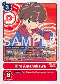 Hiro Amanokawa - RB1-032 (Reprint) (RB1-032 R) [Advanced Booster Digimon Generation]