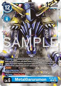 MetalGarurumon (Reprint) (BT15-101 SEC) [Advanced Booster Digimon Generation]