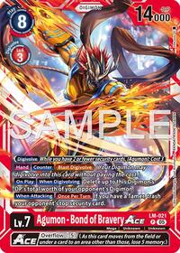 Agumon - Bond of Bravery ACE (Reprint) (LM-021 P) [Advanced Booster Digimon Generation]