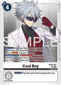 Cool Boy - BT20-091 (Reprint) (BT20-091 SR) [Advanced Booster Digimon Generation]
