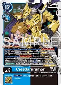 CresGarurumon (AD1-012 SR) [Advanced Booster Digimon Generation]