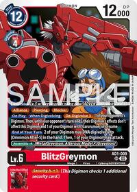 BlitzGreymon (AD1-009 SR) [Advanced Booster Digimon Generation]