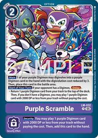 Purple Scramble (Reprint) (LM-032 P) [Advanced Booster Digimon Generation]