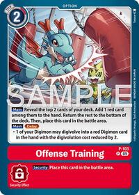 Offense Training (Reprint) (P-103 P) [Advanced Booster Digimon Generation]