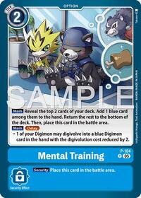 Mental Training (Reprint) (P-104 P) [Advanced Booster Digimon Generation]