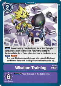 Wisdom Training (Reprint) (P-108 P) [Advanced Booster Digimon Generation]