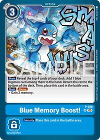 Blue Memory Boost! (Reprint) (P-036 SR) [Advanced Booster Digimon Generation]