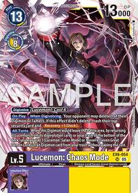 Lucemon: Chaos Mode (Reprint) (EX6-054 SR) [Advanced Booster Digimon Generation]