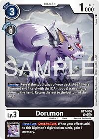 Dorumon (Reprint) (BT7-056 R) [Advanced Booster Digimon Generation]