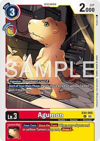 Agumon - EX4-005 (Reprint) (EX4-005 U) [Advanced Booster Digimon Generation]