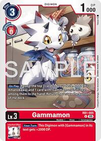 Gammamon - RB1-005 (Reprint) (RB1-005 U) [Advanced Booster Digimon Generation]