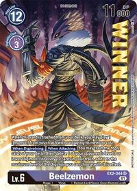 Beelzemon (Beelzemon Cup Store Winner) (EX2-044 SR) [Starter Deck 14: Beelzemon Advanced Deck Set Pre-Release Cards]