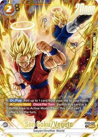 Son Goku/Vegeta (Alternate Art) (FB09-082) [Dual Evolution]