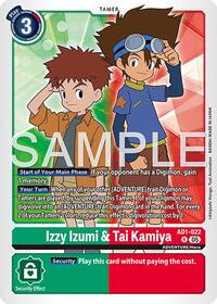 Izzy Izumi & Tai Kamiya (AD1-022) [Advanced Booster Digimon Generation]