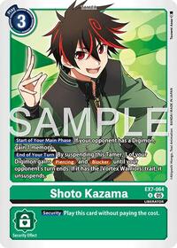 Shoto Kazama (Reprint) (EX7-064 R) [Advanced Booster Digimon Generation]