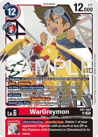 WarGreymon - AD1-004 (AD1-004 SR) [Advanced Booster Digimon Generation]