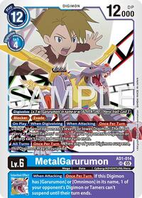 MetalGarurumon (AD1-014 SR) [Advanced Booster Digimon Generation]