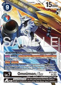 Omnimon ACE (Reprint) (BT17-078 SR) [Advanced Booster Digimon Generation]