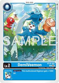 DemiVeemon - BT16-002 (Reprint) (BT16-002 U) [Advanced Booster Digimon Generation]