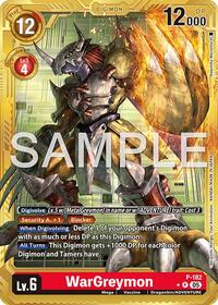 WarGreymon - P-182 (Gold Border) (P-182 P) [Advanced Booster Digimon Generation]