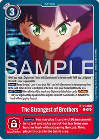 The Strongest of Brothers (Reprint) (BT21-090 C) [Advanced Booster Digimon Generation]