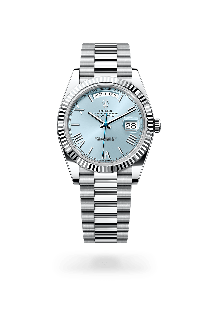Rolex Day-Date 40 in Platinum, M228236-0012 | Ace Test Store UK